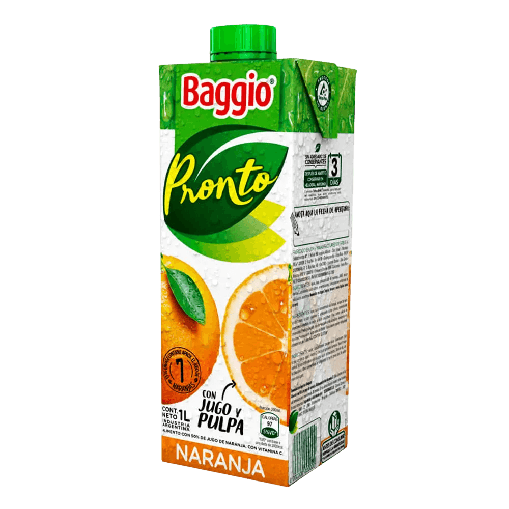 Jugo BAGGIO Naranja 1 L